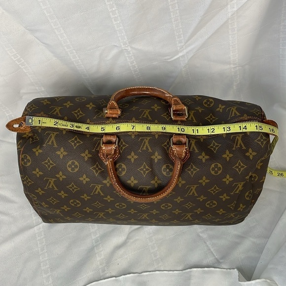 Vintage Louis Vuitton Monogram Large Speedy 40 Bag Duffle Duffel Travel Classic - Picture 11 of 16